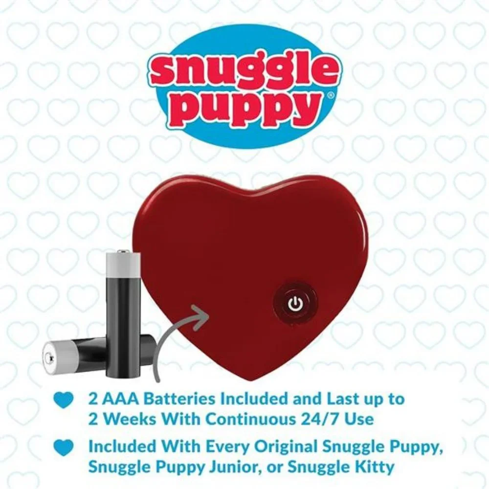 Puppy Heartbeat Stuffed Toy Pet Anxiety Relief and Calming Aid & Blanket Bundle